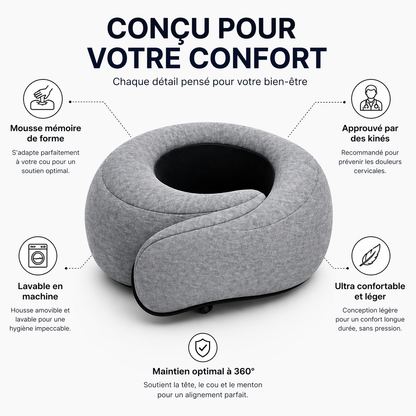 Coussin de voyage Ergonomique